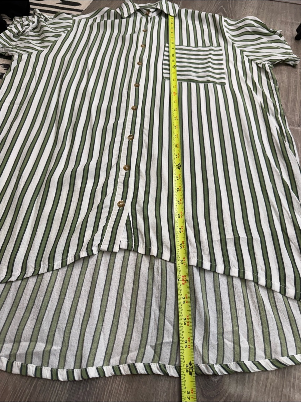 Faithfull the Brand Porte Shirt Dress Almeria Stripe Size 2 - Picture 8 of 11